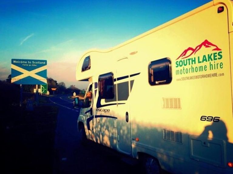wild camping scotland south lakes cumbria motorhome hire M6 campervan